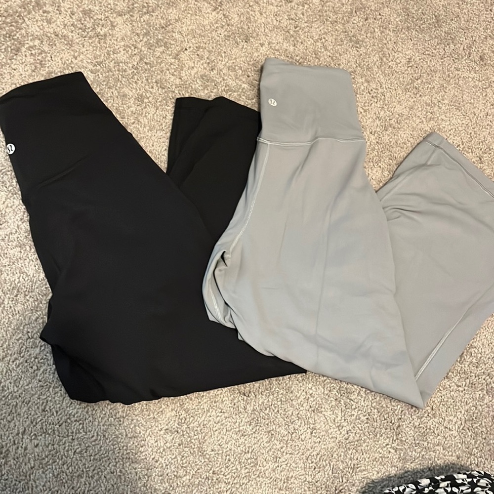 Lululemon cropped wide leg aligns NWOT bundle!